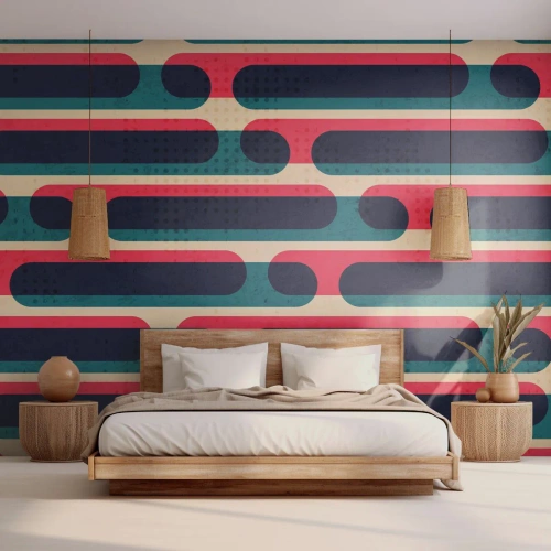 Selbstklebende Fototapete Deluxe Sticker - In die Tiefe und vorwärts - Abstraktion, Stück, Moderne Kunst - 500x350 cm