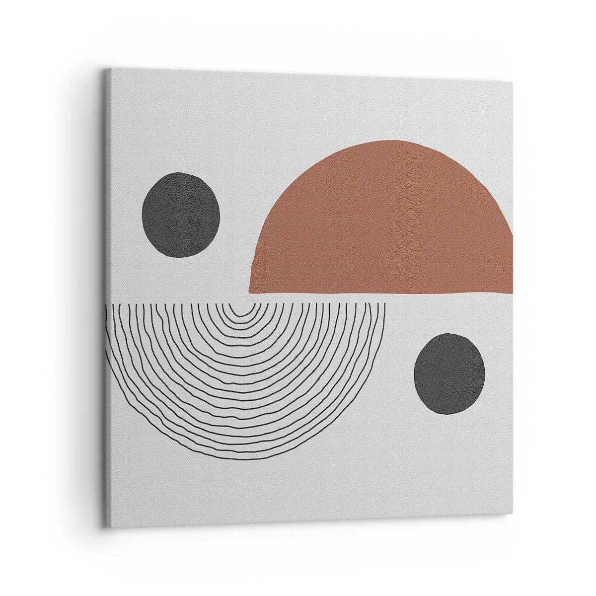 Bild auf Leinwand - Leinwandbild - Perfektion des Rades - 50x50 cm