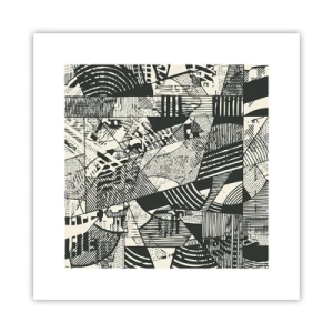 Poster - Die Dynamik der Gegenwart - 30x30 cm