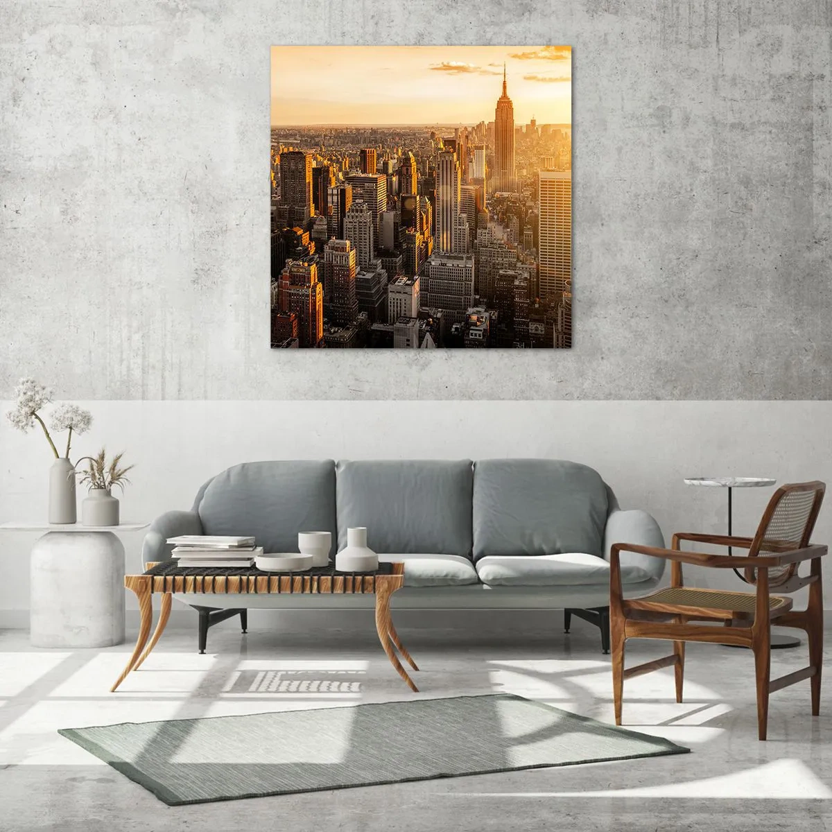 Glasbild - Bild auf glas - In der Sonne wachsen - 30x30 cm