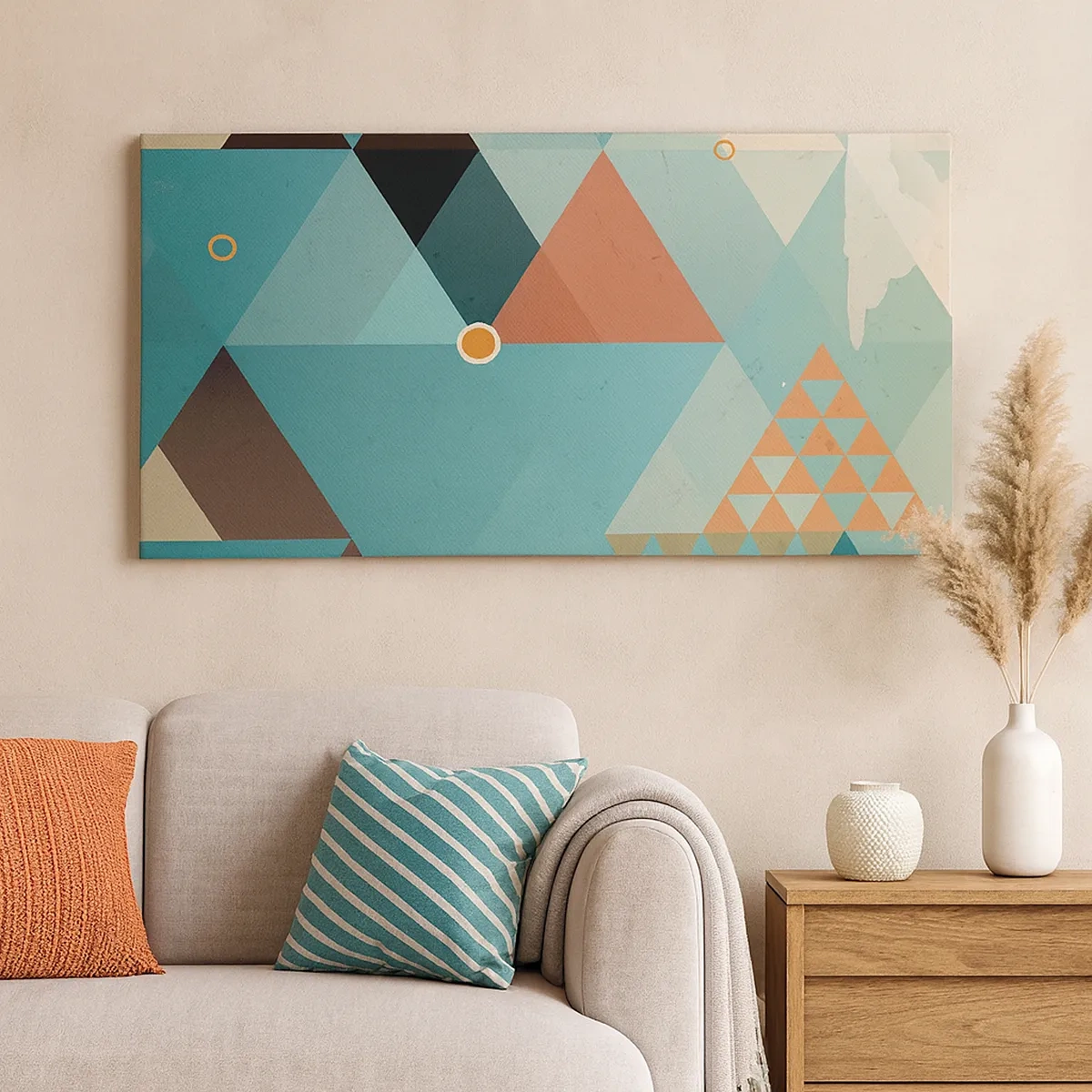 Bild auf Leinwand - Leinwandbild - Einheit der Vielheit, Vielheit der Einheit - 30x30 cm