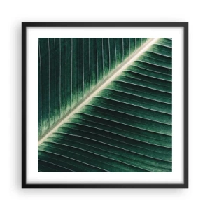 Poster in einem schwarzem Rahmen - Rhythmus der Natur - 50x50 cm