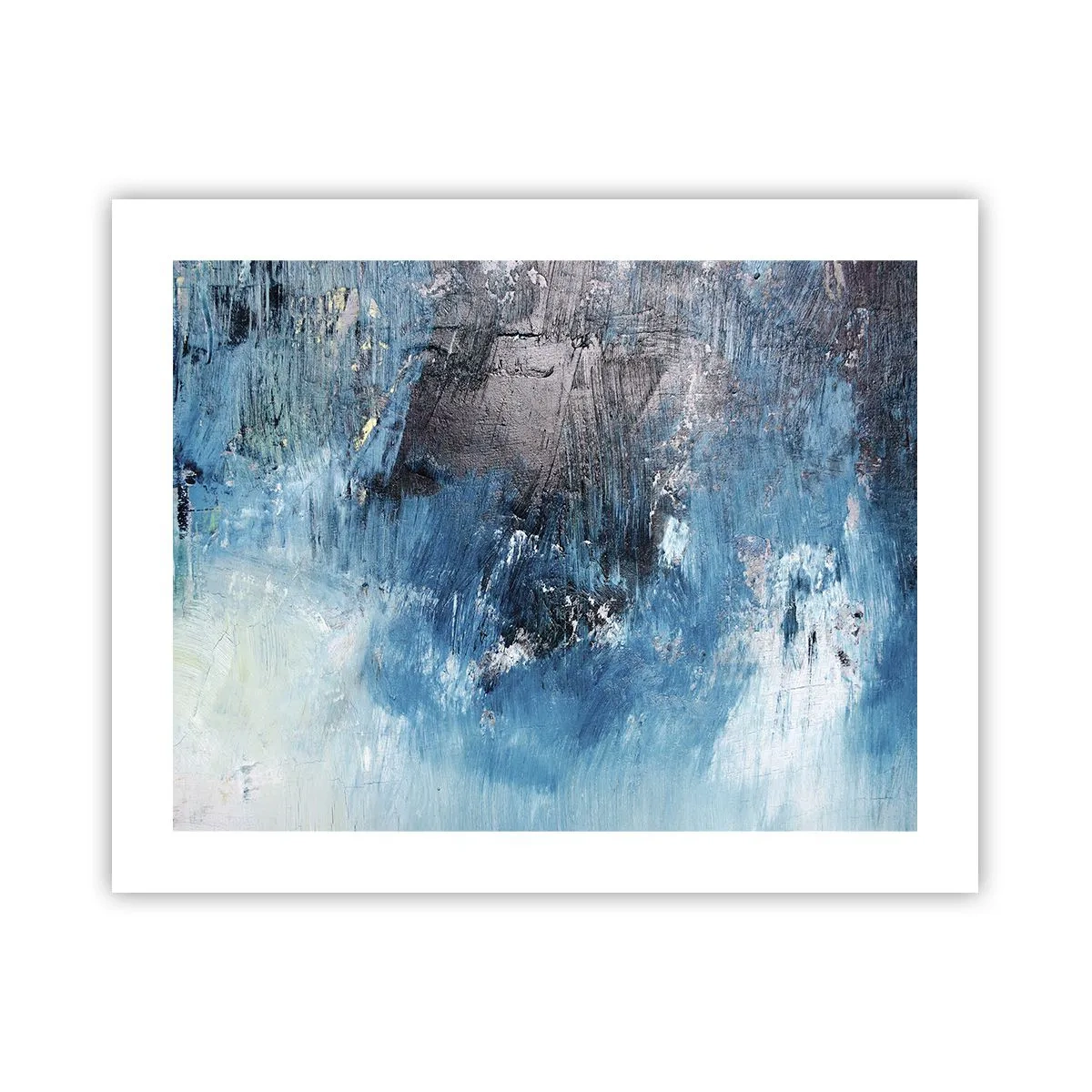 Poster - Rhapsodie in Blau - 50x40 cm