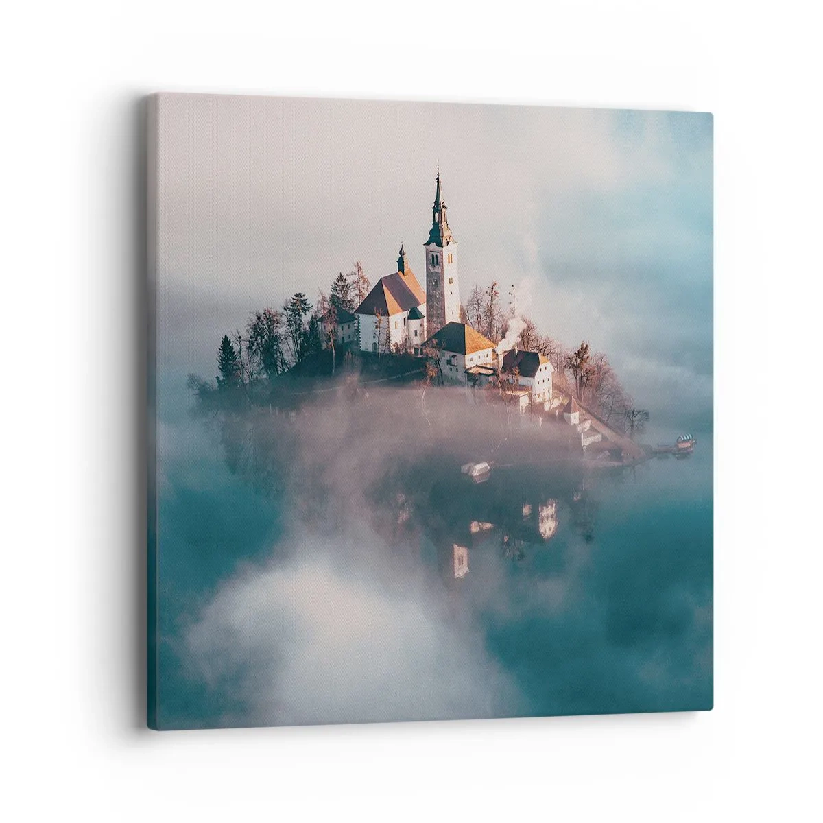 Bild auf Leinwand - Leinwandbild - Trauminsel - 40x40 cm