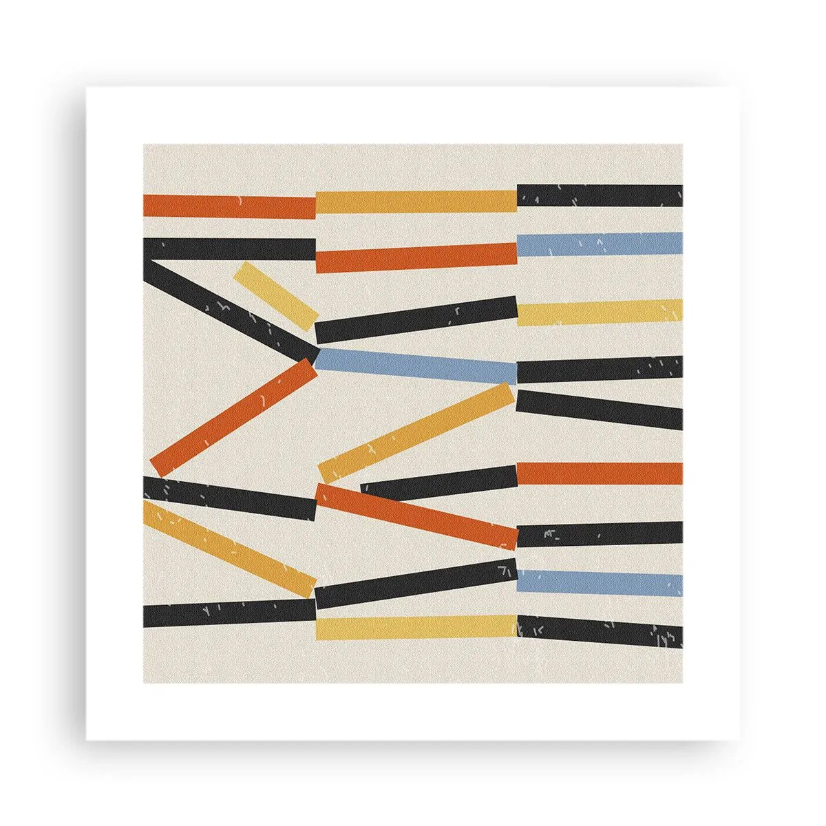 Poster - Komposition auf der Ebene - 40x40 cm