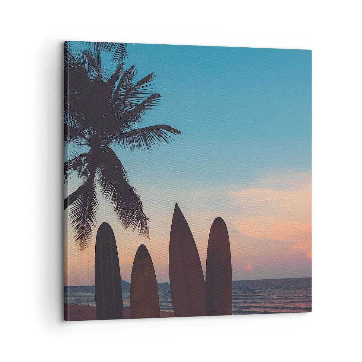 Bild auf Leinwand - Leinwandbild - Morgen wird es auch lustig - 60x60 cm