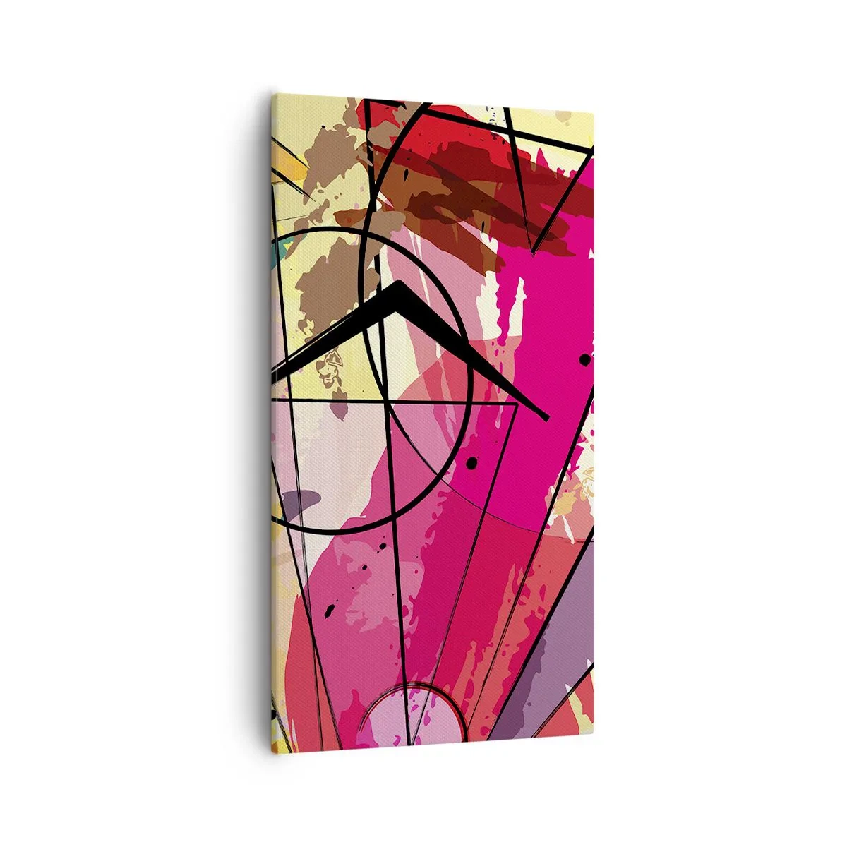 Bild auf Leinwand - Leinwandbild - Explosion - 55x100 cm