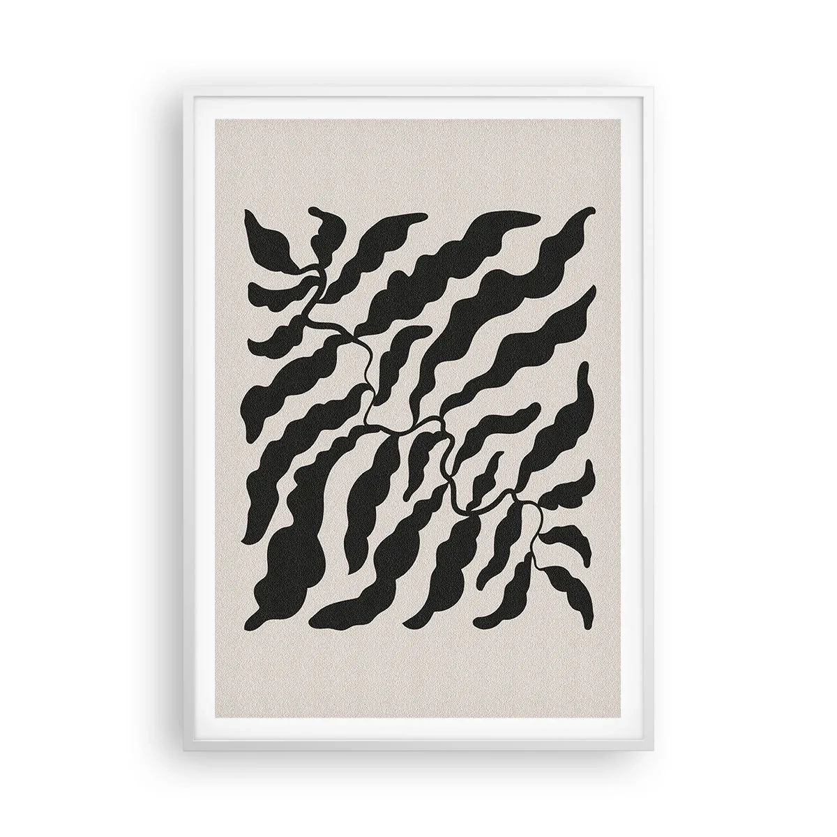 Poster in einem weißen Rahmen - Natur des Quadrats - 70x100 cm