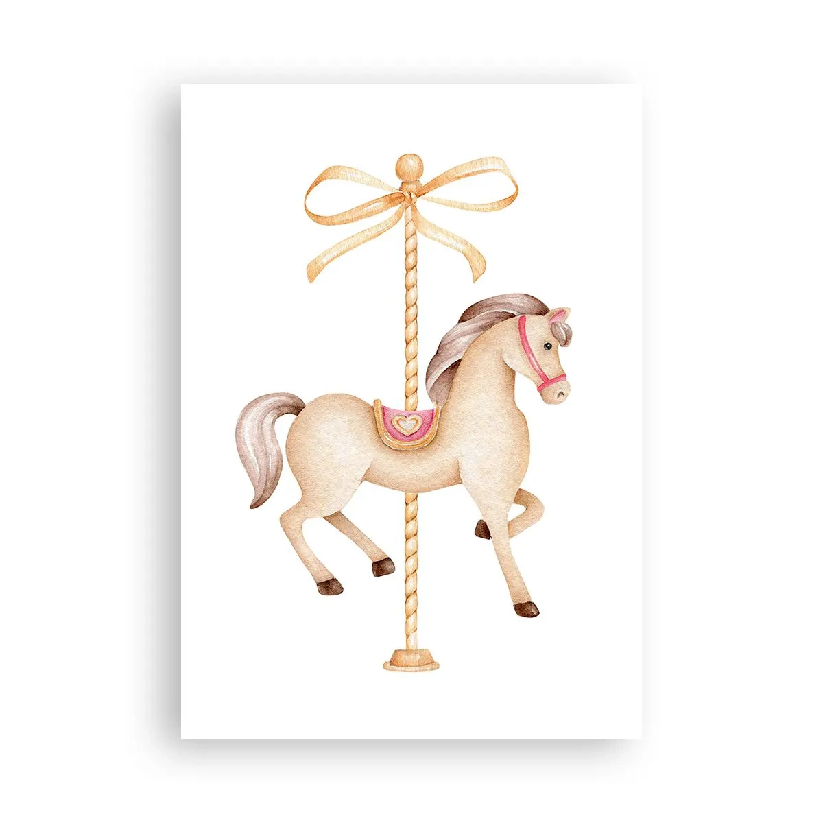 Poster - Anmutiger Trab - 70x100 cm