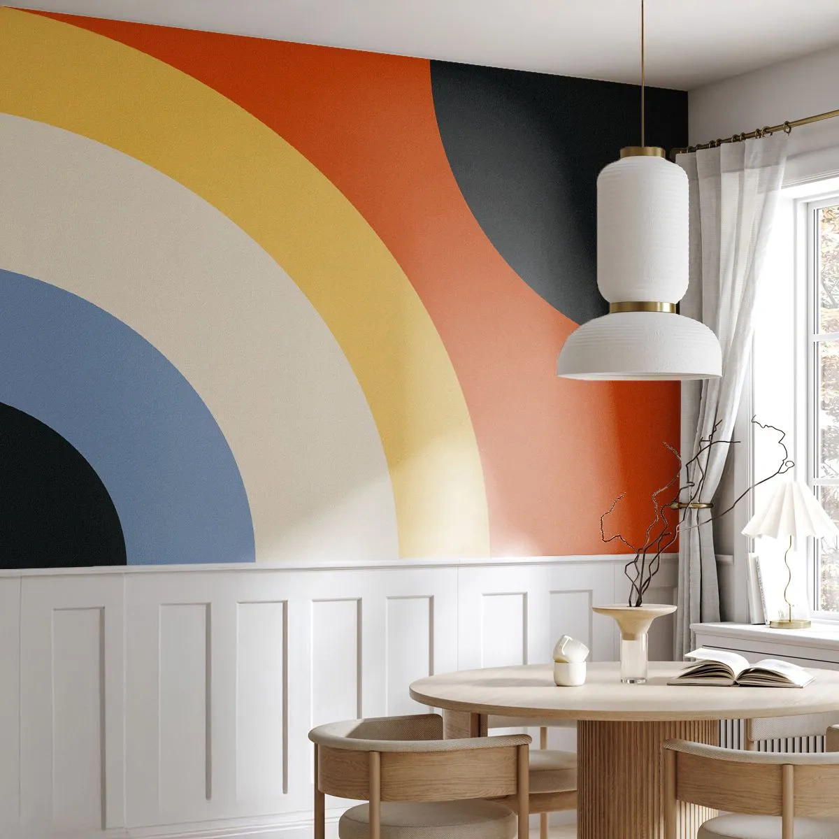Fototapete Premium Sand - Zu mir selbst - Abstraktion, Stück, Moderne Kunst - 350x256 cm