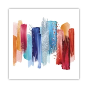 Poster - Auf und ab - 60x60 cm