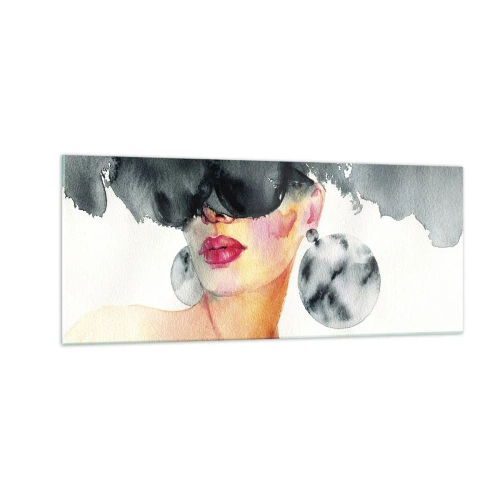 Glasbild - Bild auf glas - Das Geheimnis der Eleganz - 100x40 cm