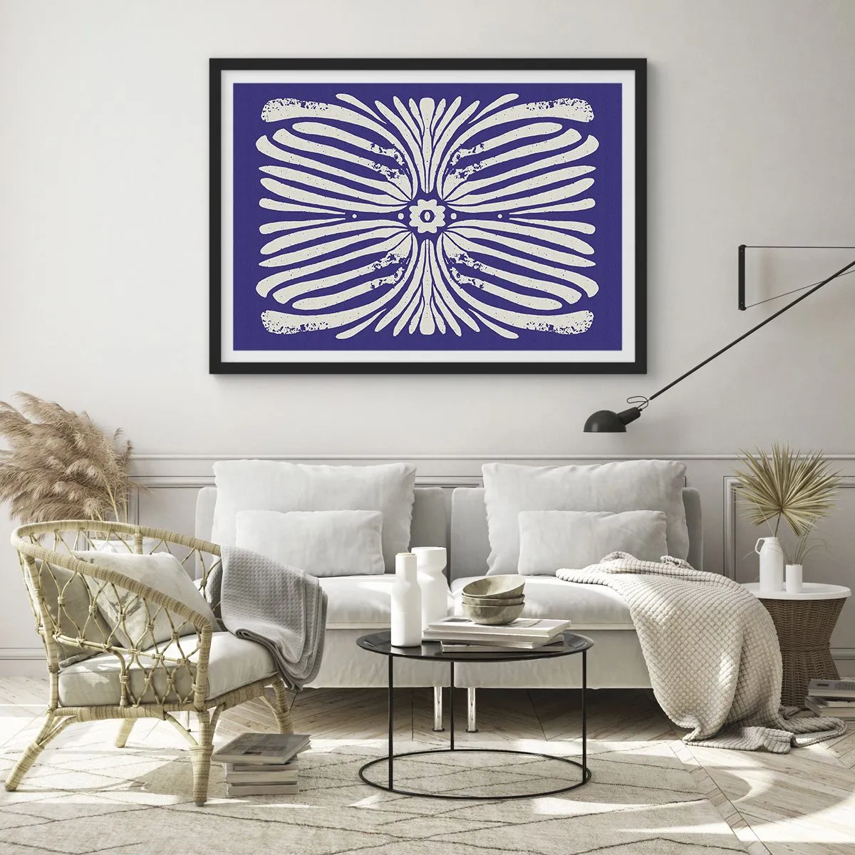 Poster in einem schwarzem Rahmen - Ethnische Inspirationen - 40x30 cm