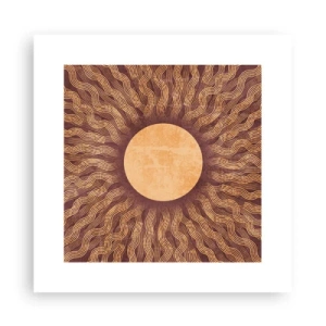 Poster - Sonnensymbol - 30x30 cm
