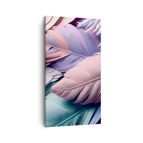 Bild auf Leinwand - Leinwandbild - Vogel-Chic - 45x80 cm