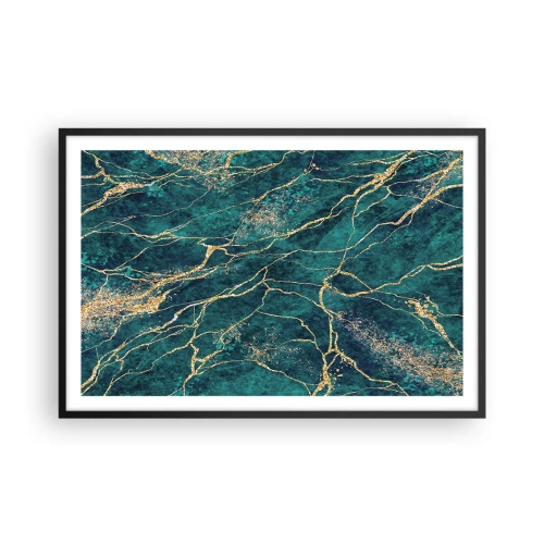 Poster in einem schwarzem Rahmen - Goldmine - 91x61 cm