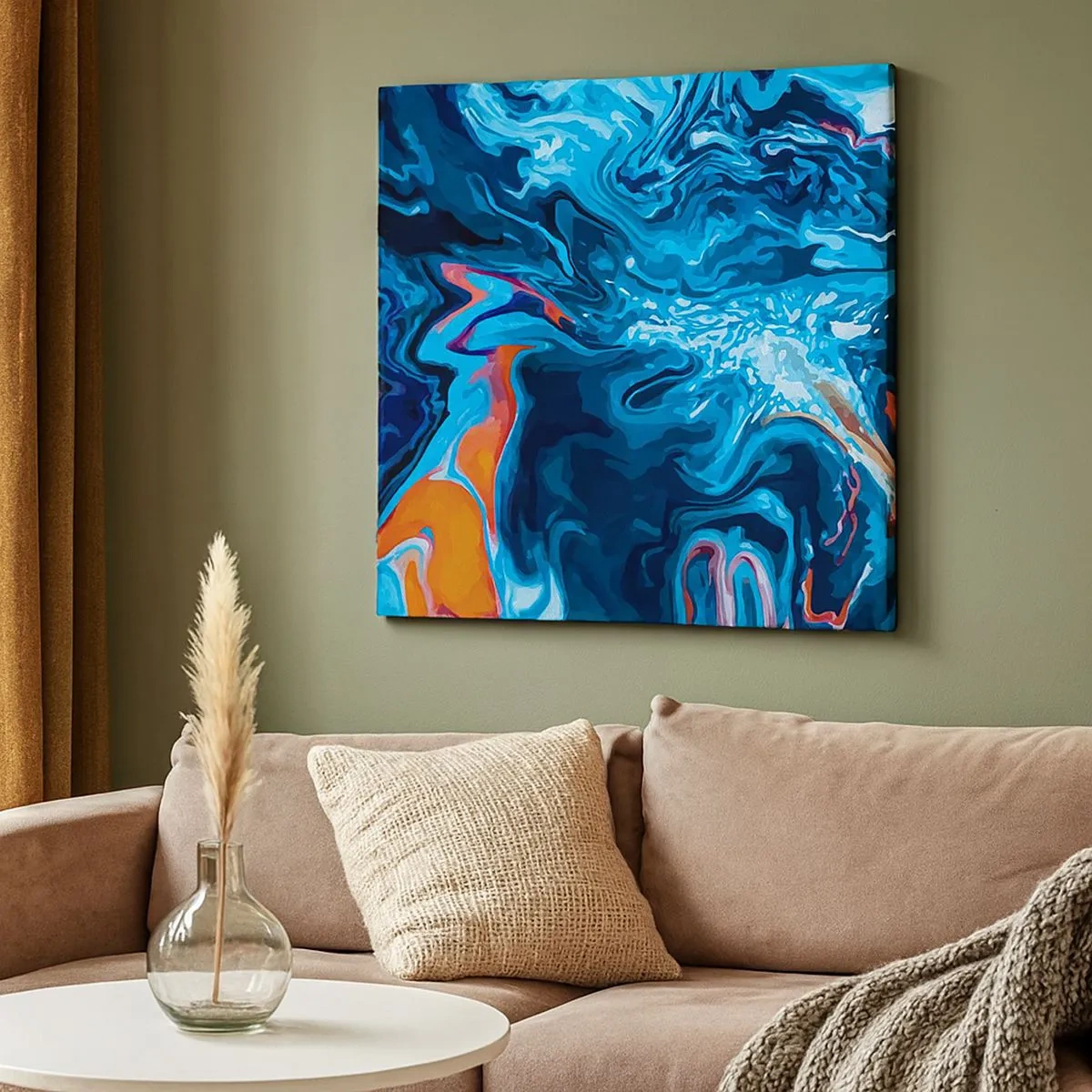 Bild auf Leinwand - Leinwandbild - Reise ins Zentrum des Himmels - 30x30 cm