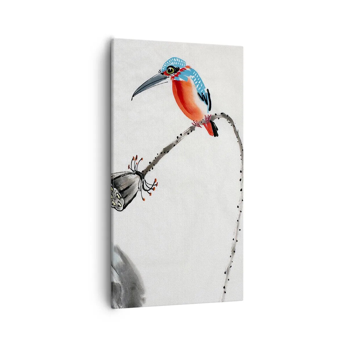 Bild auf Leinwand - Leinwandbild - Das Leben der Wiese - 55x100 cm