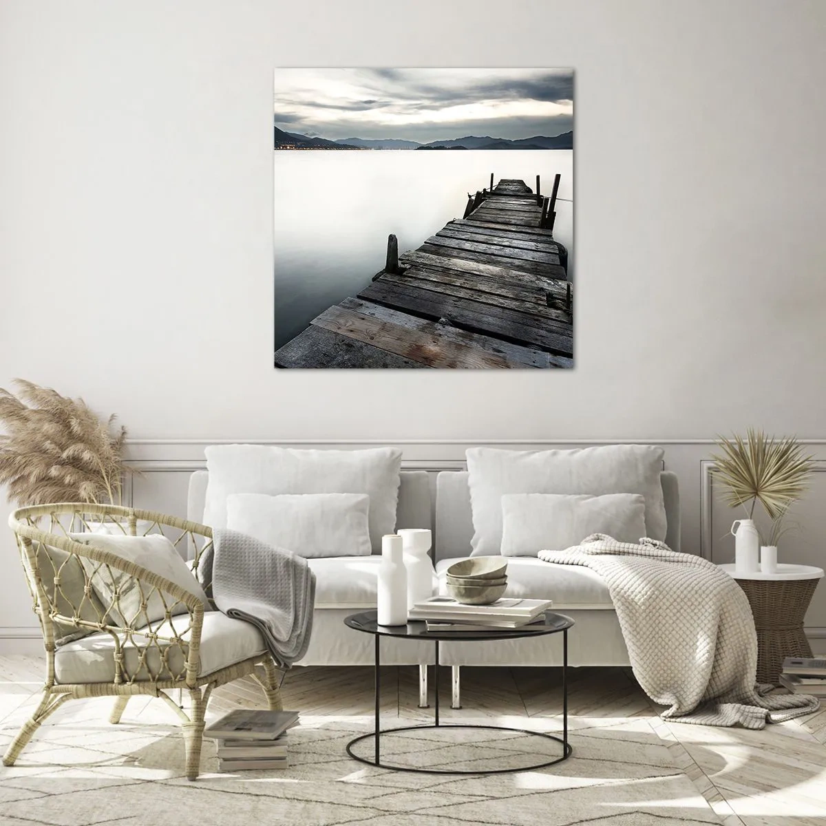 Glasbild - Bild auf glas - Tauchen Sie ein in Ruhe - 40x40 cm