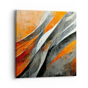 Bild auf Leinwand - Leinwandbild - Hitze und Kälte - 30x30 cm