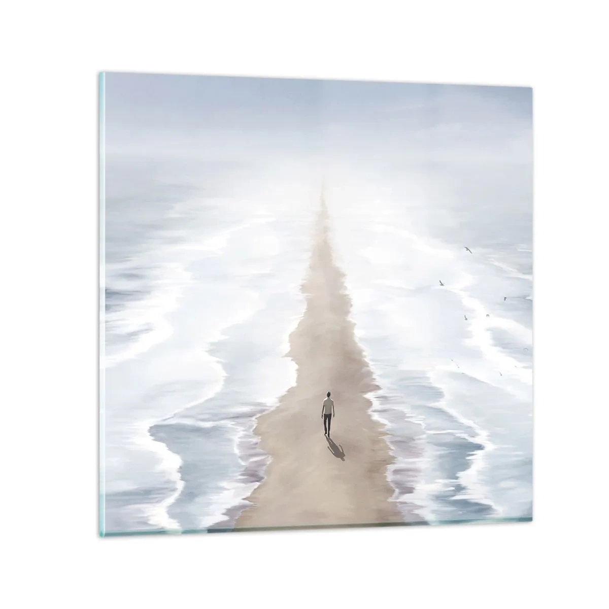 Glasbild - Bild auf glas - Glänzende Zukunft - 70x70 cm