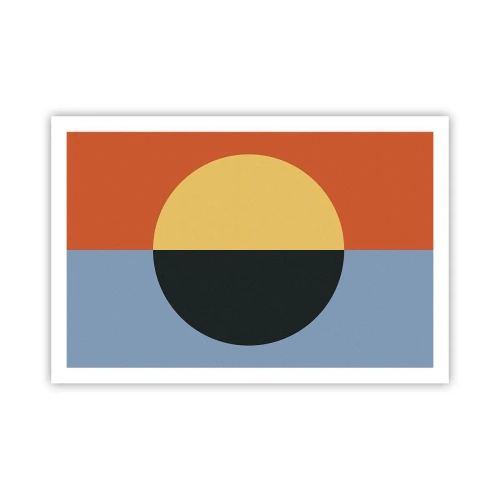 Poster - Eine Komposition aus Wärme und Kühle - 91x61 cm