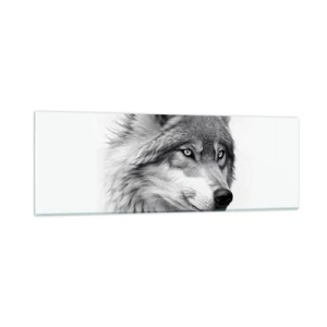 Glasbild - Bild auf glas - Alpha – ohne Zweifel - 90x30 cm