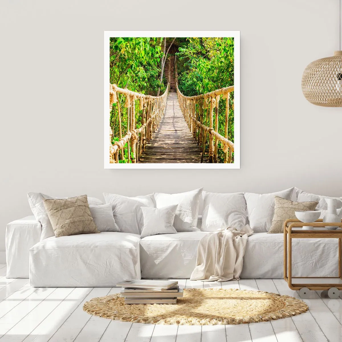 Poster - Im Grünen ausgesetzt - 40x40 cm