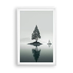 Poster in einem weißen Rahmen - Traum - 61x91 cm