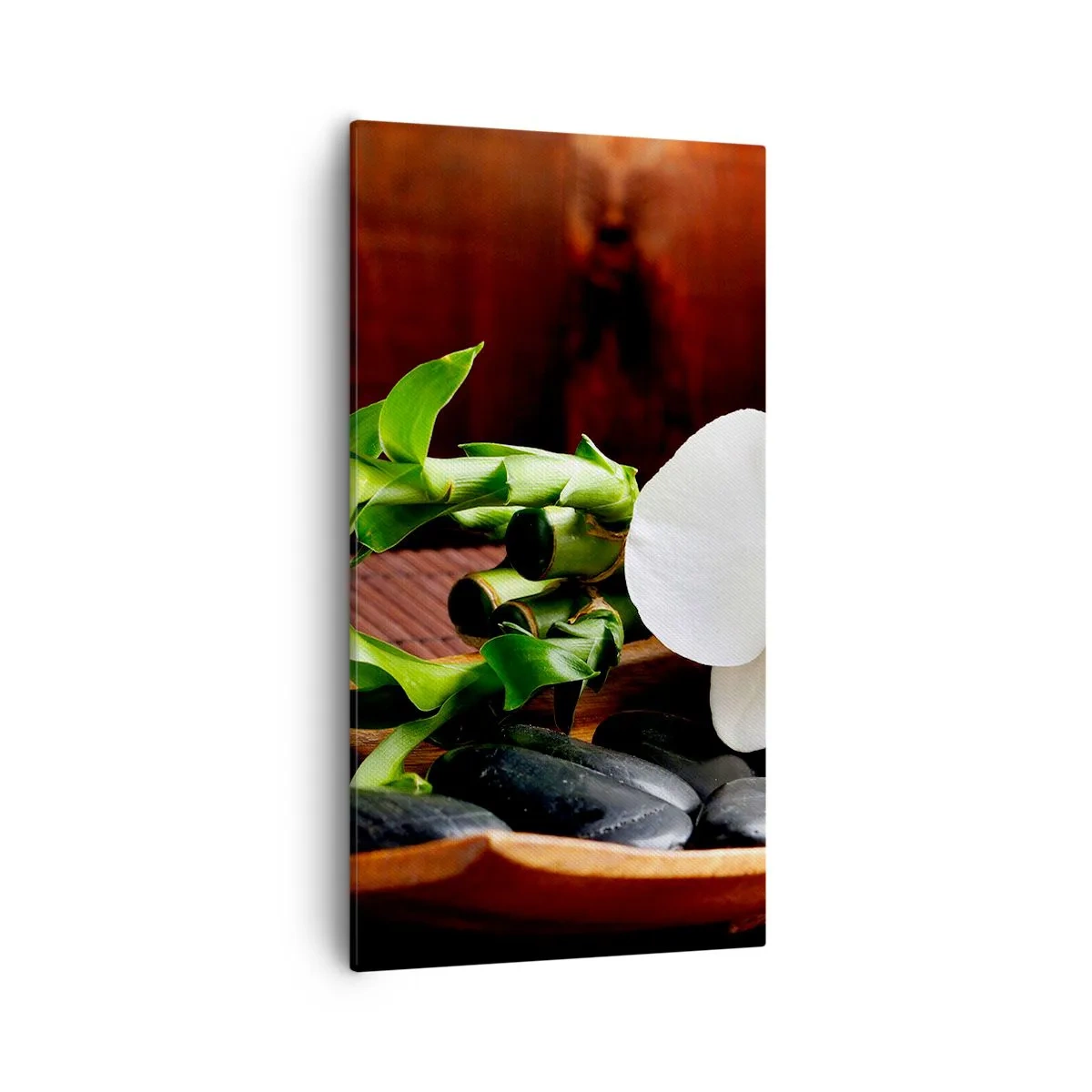 Bild auf Leinwand - Leinwandbild - Geben Sie sich dem Hauch der Natur hin - 55x100 cm