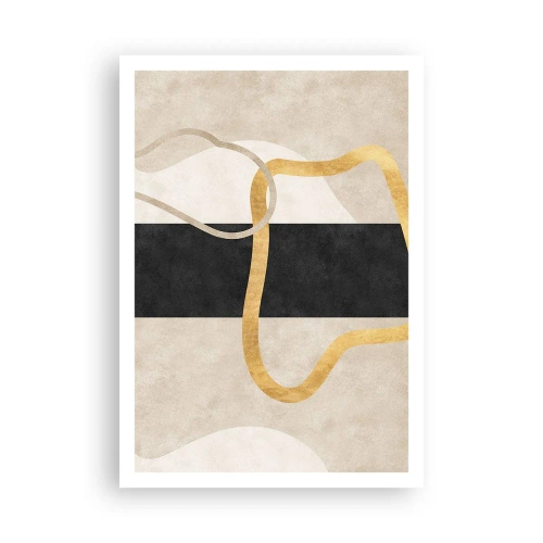 Poster - Schleifenformen - 70x100 cm