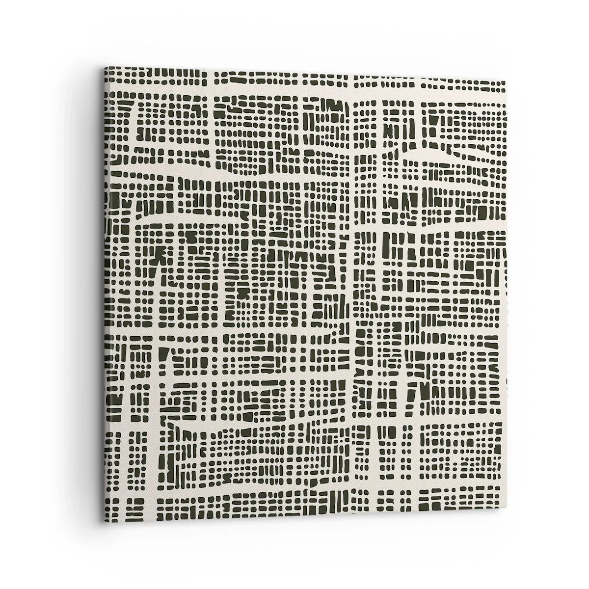 Bild auf Leinwand - Leinwandbild - Gewebte Komposition - 60x60 cm