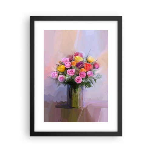 Poster in einem schwarzem Rahmen - Festgehaltene Schönheit - 30x40 cm