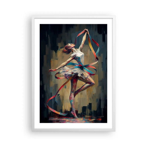 Poster in einem weißen Rahmen - Bandtanz - 50x70 cm