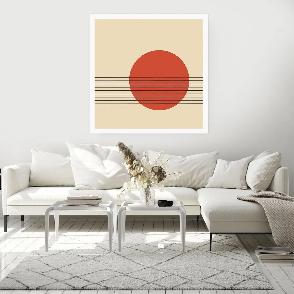 Poster - Immer wieder und weiter - 60x60 cm