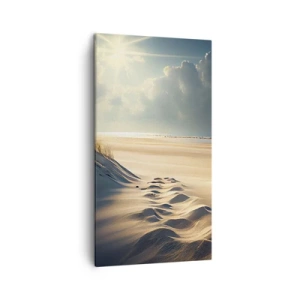 Bild auf Leinwand - Leinwandbild - Beruhigende Landschaft - 45x80 cm