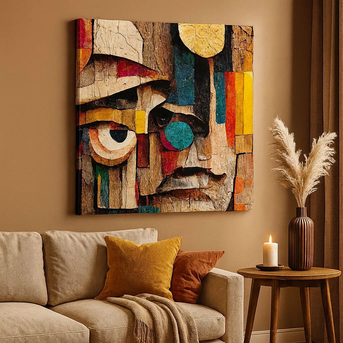 Bild auf Leinwand - Leinwandbild - Ich sehe dich… - 30x30 cm