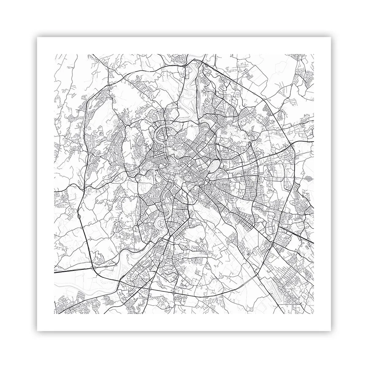 Poster - Römischer Kreis - 60x60 cm