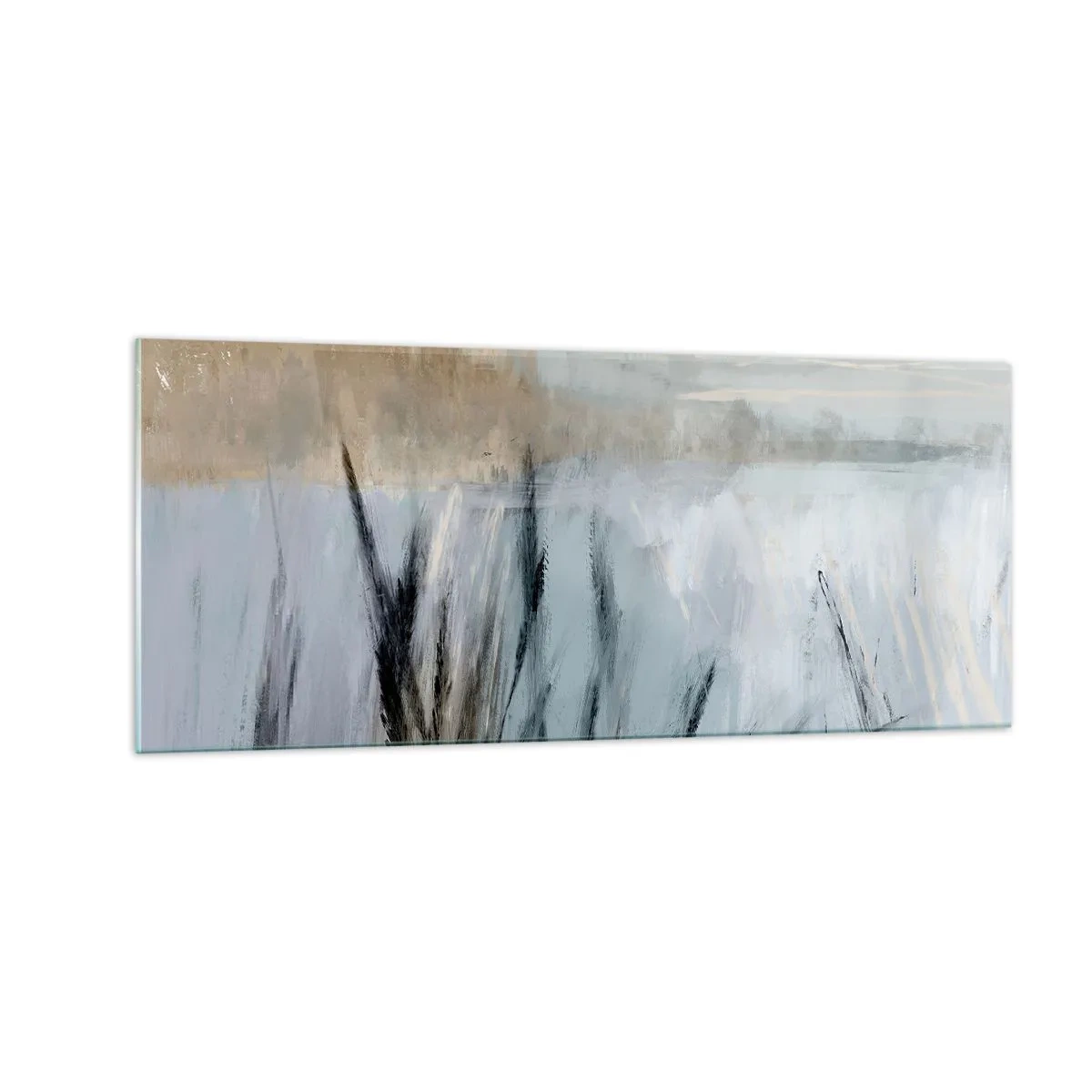 Glasbild - Bild auf glas - Winterfelder - 100x40 cm