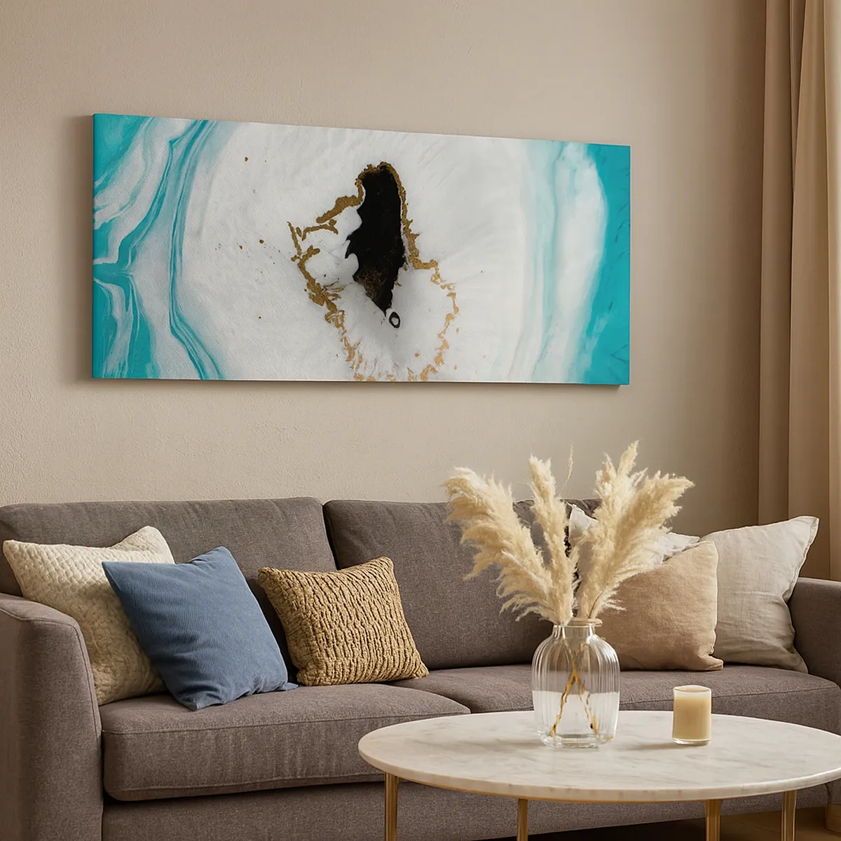 Bild auf Leinwand - Leinwandbild - Nach Innen eindringen - 30x30 cm