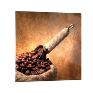 Glasbild - Bild auf glas - An der Quelle des Geschmacks - 60x60 cm