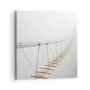 Bild auf Leinwand - Leinwandbild - Wohin wird es dich führen? - 70x70 cm