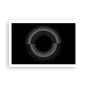 Poster - Schwarze Sonne - 91x61 cm
