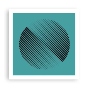 Poster - Kreis – eine geometrische Variante - 60x60 cm