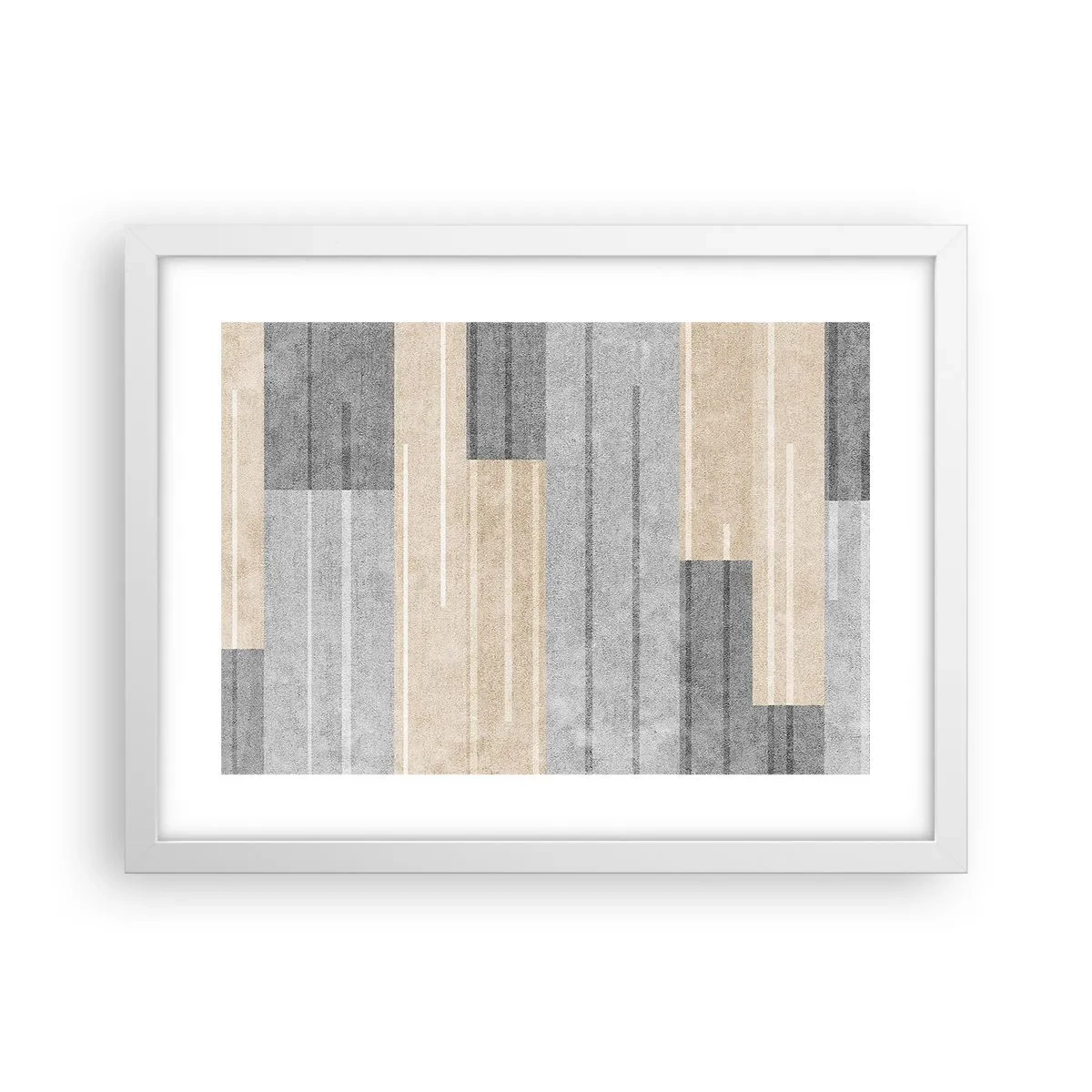 Poster in einem weißen Rahmen - Komposition: Vertikal halten - 40x30 cm