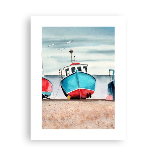 Poster - Bereit zum Fang - 30x40 cm