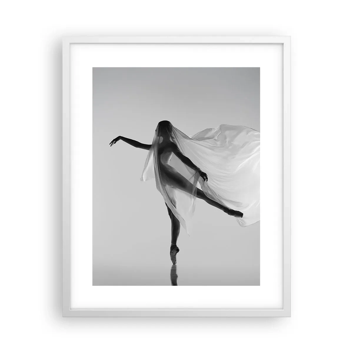 Poster in einem weißen Rahmen - Leichtigkeit und Anmut - 40x50 cm