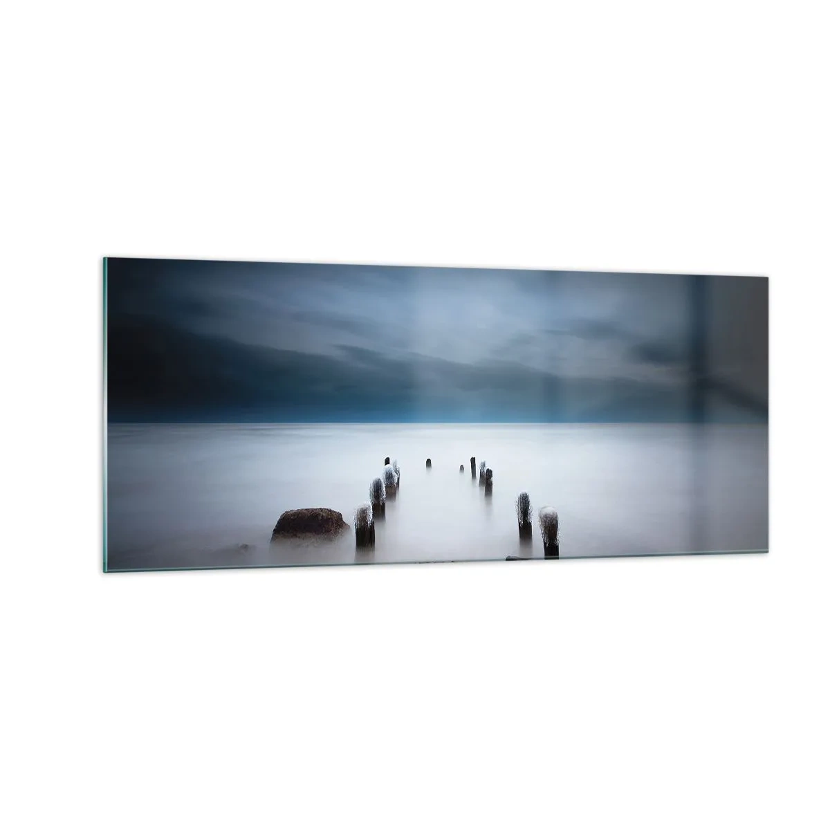 Glasbild - Bild auf glas - Nachdenklicher See - 100x40 cm