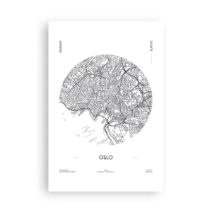 Poster - Anatomie von Oslo - 61x91 cm