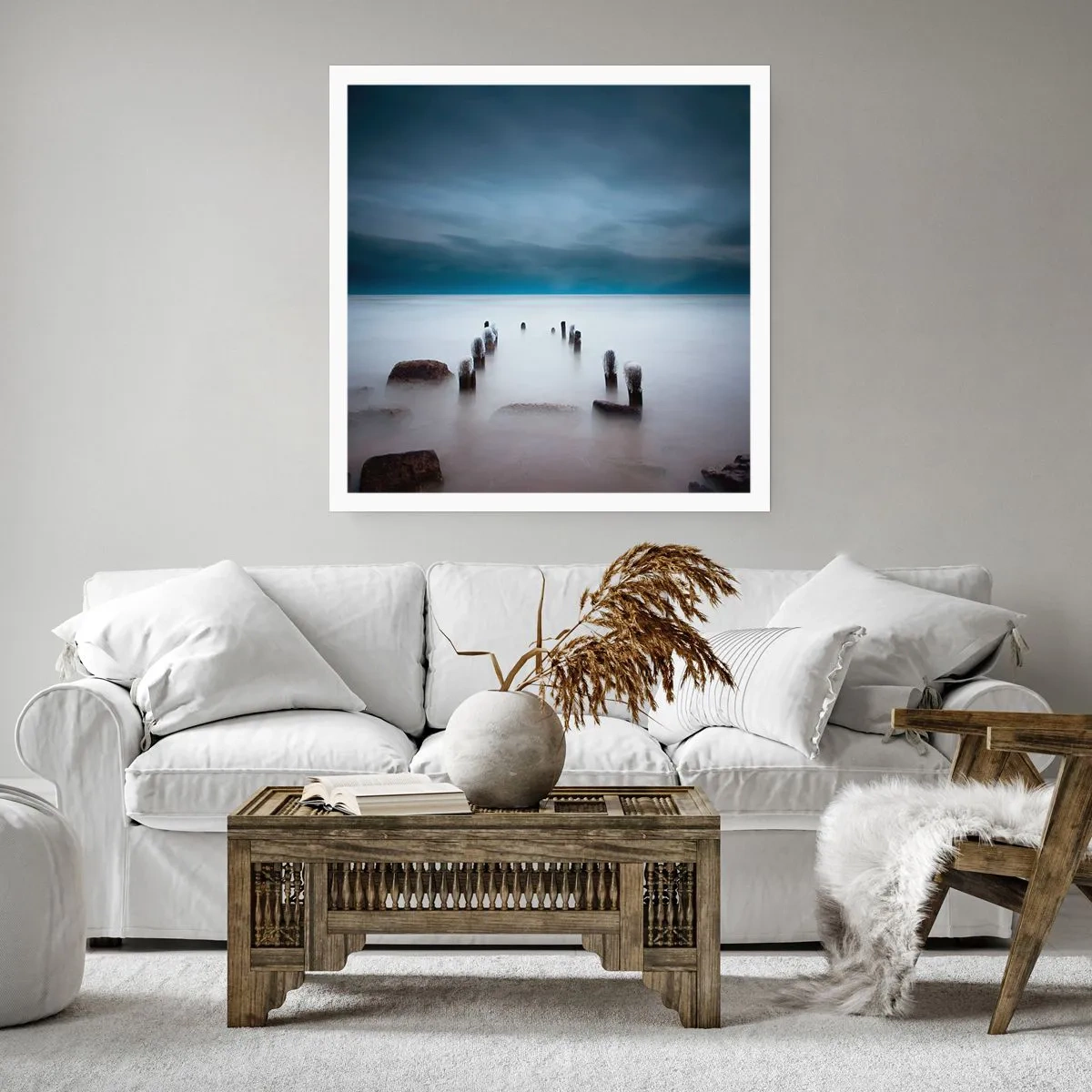 Poster - Nachdenklicher See - 50x50 cm